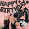 32 Inch 21 Balloon Numbers, Happy Birthday Balloons Banner 16 Inch Foil Letters Balloon
